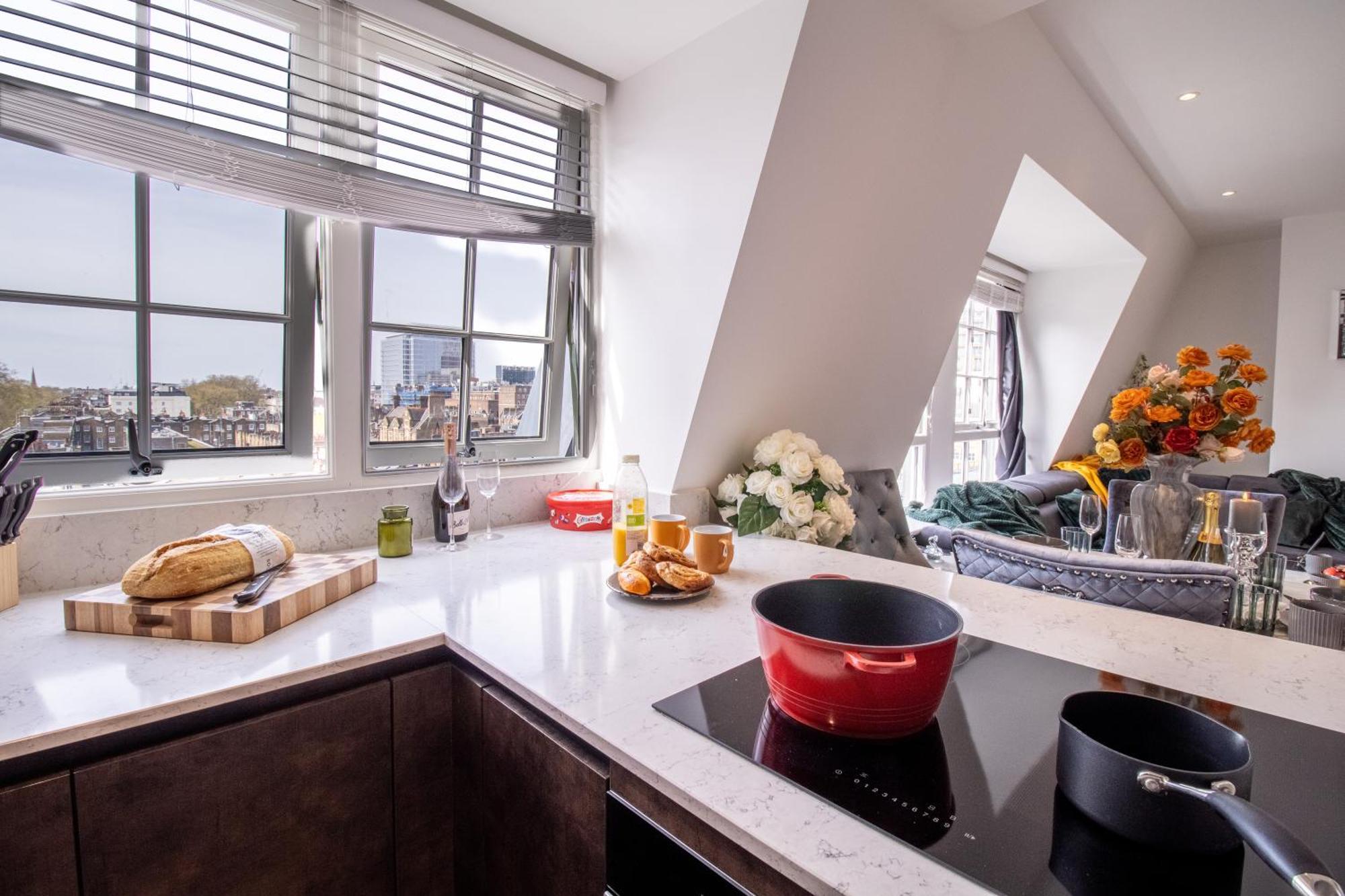 Luxurious 1-Bedroom Penthouse In Marble Arch 71 London Luaran gambar