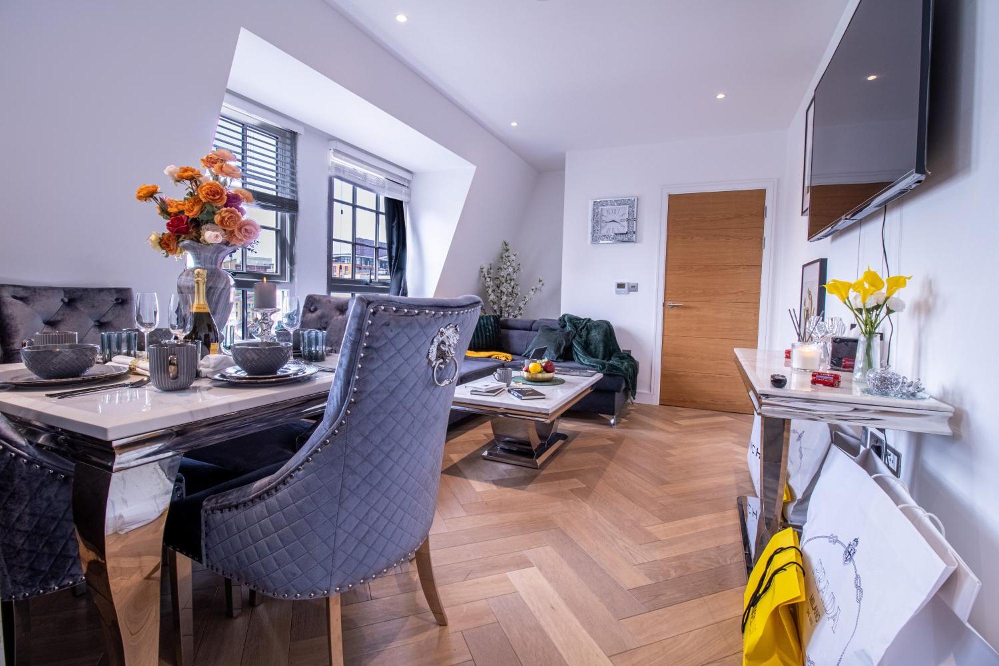 Luxurious 1-Bedroom Penthouse In Marble Arch 71 London Luaran gambar